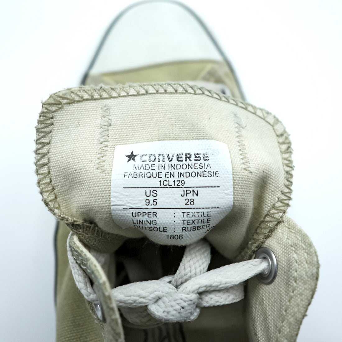 CONVERSE All Star Low-Cut Sneakers US10 Canvas 1CL129