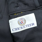 80s Vintage CRICKETEER カナダ製 ダブルジャケット ブレザー XL ネイビー ピークドラペル 金ボタン 紺ブレ テーラード 80年代