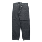 Levi's 90年代 日本製 ビッグE シルバータブ デニムパンツ テーパード ジーンズ L ブラック 635-54