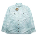 Patagonia オーガニックコットン シャツ L ホワイト チェック L/S Island Hopper 2 52181 未使用品