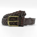 Polo Ralph Lauren Intrecciato Braided Mesh Leather Belt 405676154-001