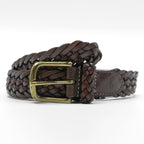 Polo Ralph Lauren Intrecciato Braided Mesh Leather Belt 405676154-001