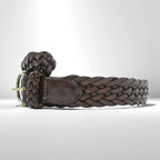 Polo Ralph Lauren Intrecciato Braided Mesh Leather Belt 405676154-001