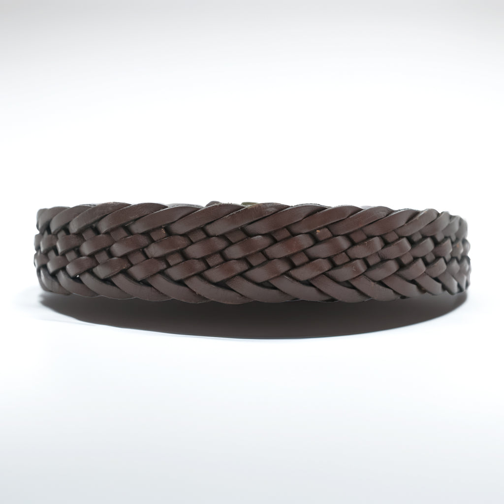 Polo Ralph Lauren Intrecciato Braided Mesh Leather Belt 405676154-001