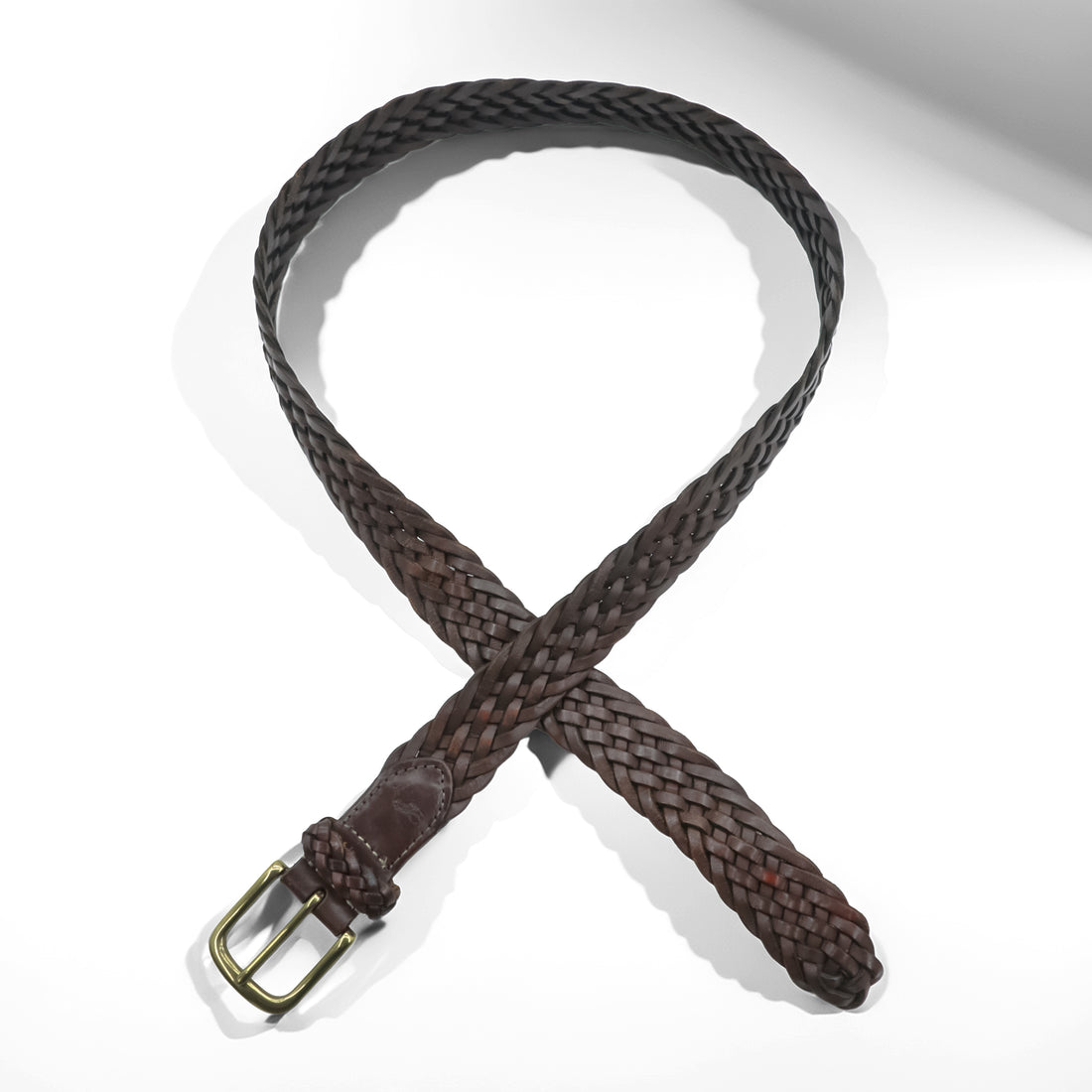 Polo Ralph Lauren Intrecciato Braided Mesh Leather Belt 405676154-001