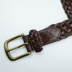 Polo Ralph Lauren Intrecciato Braided Mesh Leather Belt 405676154-001