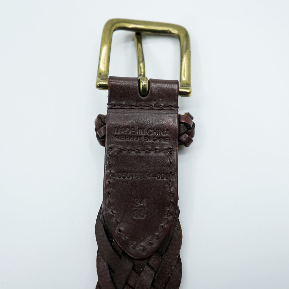 Polo Ralph Lauren Intrecciato Braided Mesh Leather Belt 405676154-001