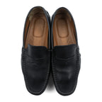 BALLY ドライビングシューズ ペニーローファー 25.5cm ブラック レザー 本革 PERCEVAL イタリア製
