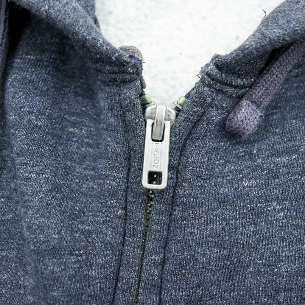 Polo Ralph Lauren ジップパーカー L グレー フロントポケット TALONジップ スモールポニー刺繍