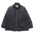 Engineered Garments Cruiser Jacket Black Cotton Field Hunting Corduroy Collar S USA Made