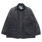 Engineered Garments Cruiser Jacket Black Cotton Field Hunting Corduroy Collar S USA Made