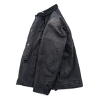 Engineered Garments Cruiser Jacket Black Cotton Field Hunting Corduroy Collar S USA Made