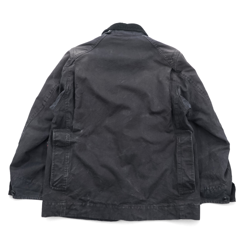 Engineered Garments Cruiser Jacket Black Cotton Field Hunting Corduroy Collar S USA Made