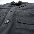 Engineered Garments Cruiser Jacket Black Cotton Field Hunting Corduroy Collar S USA Made