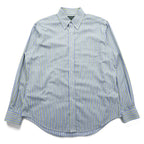 LAUREN RALPH LAUREN 90年代 ボタンダウンシャツ L ストライプ マルチカラー NON IRON