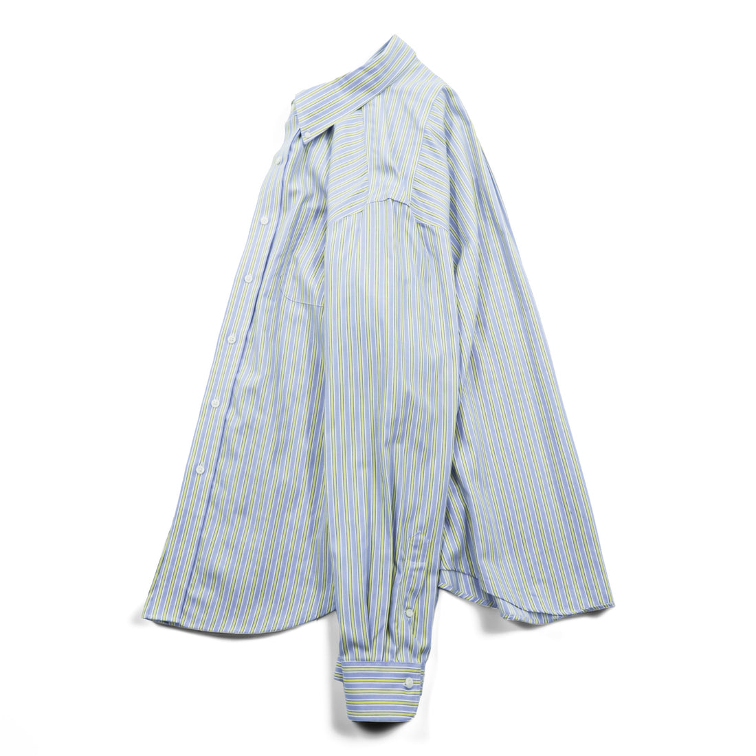 LAUREN RALPH LAUREN 90年代 ボタンダウンシャツ L ストライプ マルチカラー NON IRON