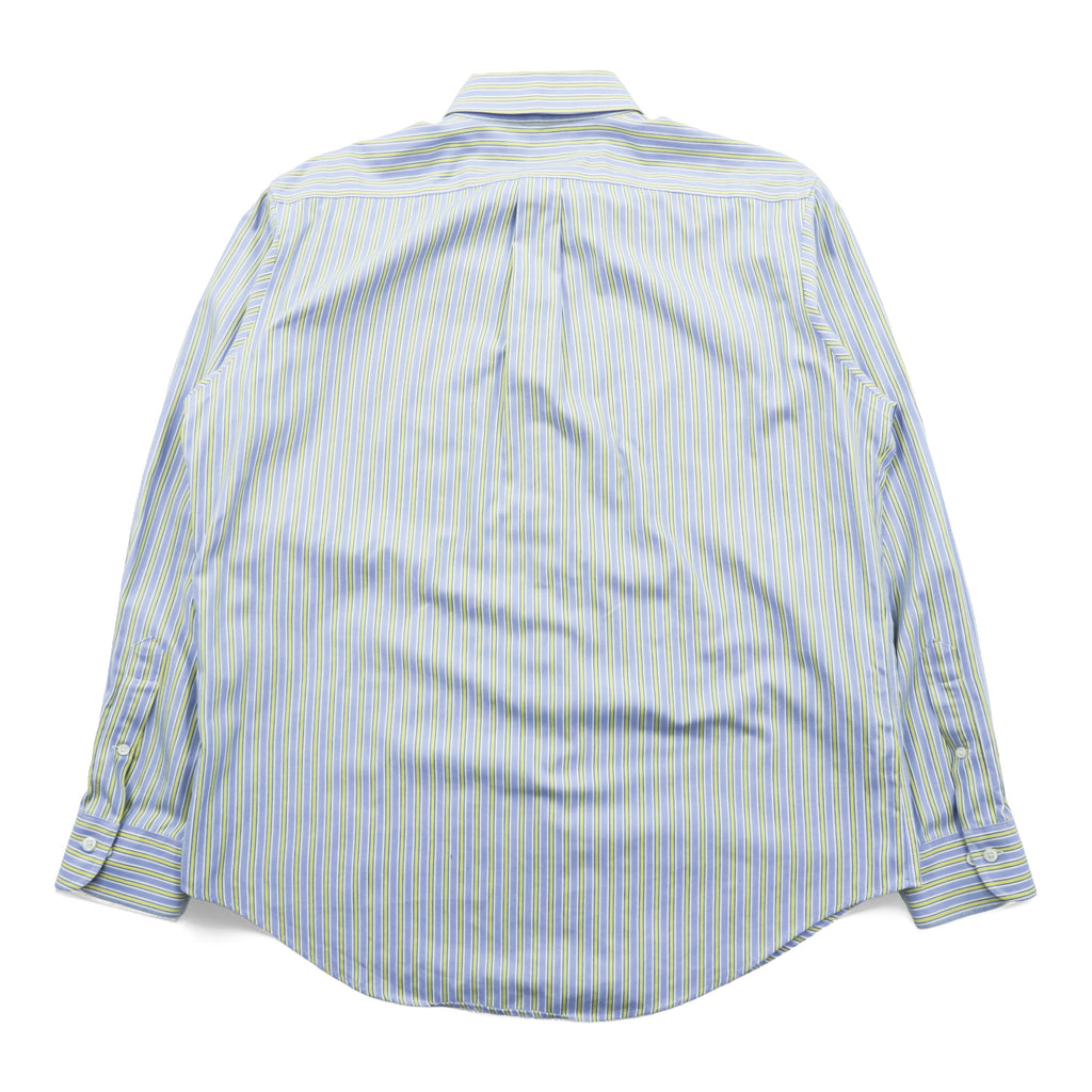 LAUREN RALPH LAUREN 90年代 ボタンダウンシャツ L ストライプ マルチカラー NON IRON