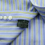 LAUREN RALPH LAUREN 90年代 ボタンダウンシャツ L ストライプ マルチカラー NON IRON