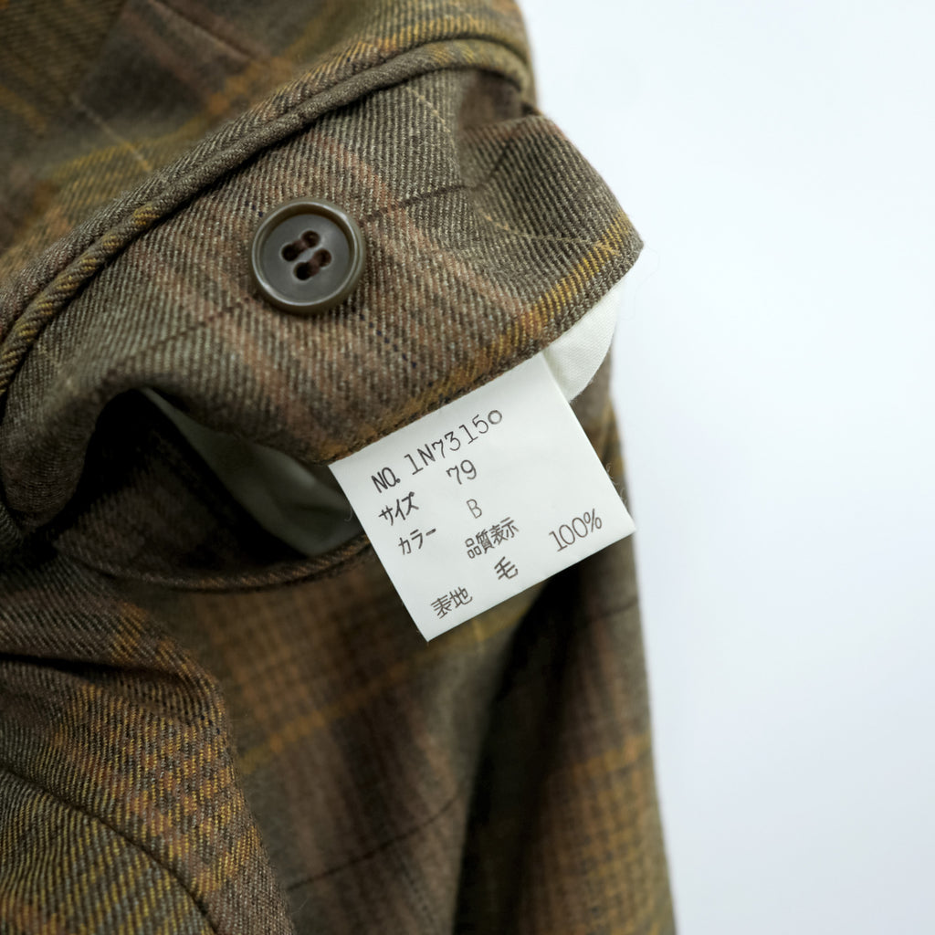 Christian Dior SPORTS 90年代 2タック スラックス パンツ M ブラウン チェック オールド 日本製 ヴィンテージ