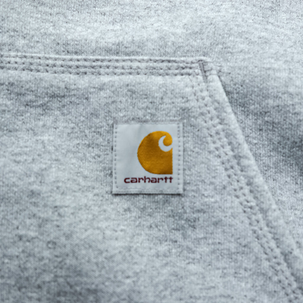 Carhartt Midweight Zip Hoodie XL Grey LOOSE FIT TS0122