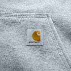 Carhartt Midweight Zip Hoodie XL Grey LOOSE FIT TS0122