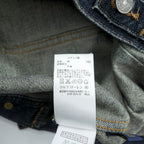 Polo Ralph Lauren Denim Jacket XL Indigo Blue Leather Patch