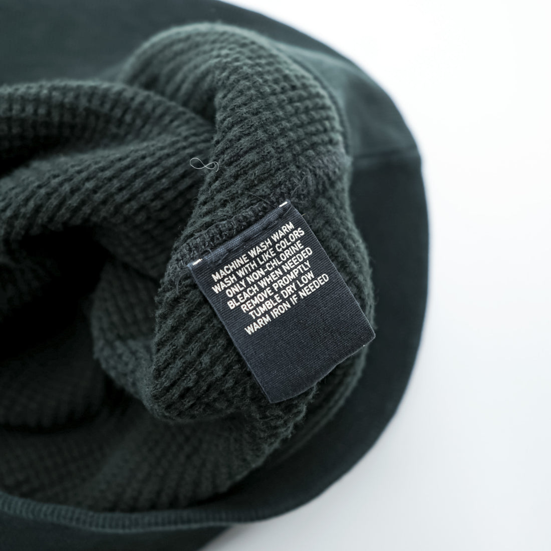 Polo Ralph Lauren リバーシブル 前V サーマル スウェット トレーナー 2XL ブラック スモールポニー刺繍