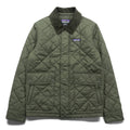 Patagonia ダイアモンド キルト ジャケット XS オリーブ 中綿 キルティング 襟コーデュロイ 20735