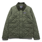 Patagonia ダイアモンド キルト ジャケット XS オリーブ 中綿 キルティング 襟コーデュロイ 20735