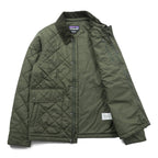 Patagonia ダイアモンド キルト ジャケット XS オリーブ 中綿 キルティング 襟コーデュロイ 20735