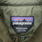 Patagonia ダイアモンド キルト ジャケット XS オリーブ 中綿 キルティング 襟コーデュロイ 20735
