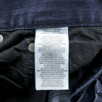 Polo Ralph Lauren THE HAMPTON RELAXED Denim Pants, Size Small, Stretch, Dark Navy with Leather Patch