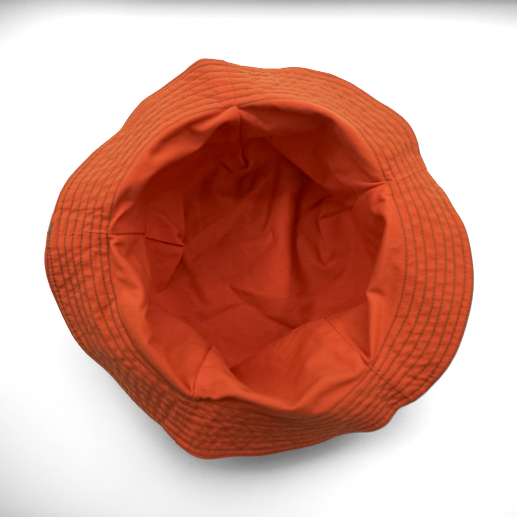 THE モンゴリアンチョップス リバーシブル バケットハット PENTAGONAL HAT オレンジ カーキ