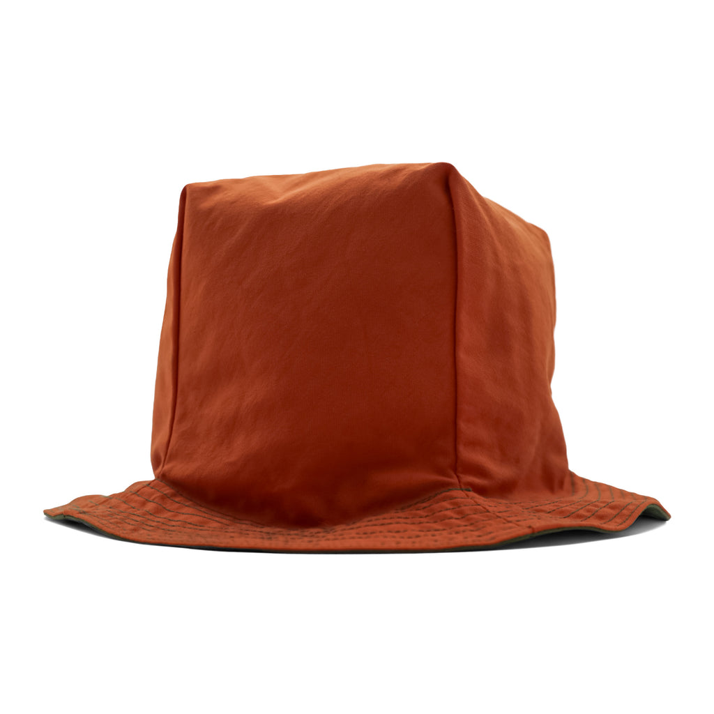 THE モンゴリアンチョップス リバーシブル バケットハット PENTAGONAL HAT オレンジ カーキ