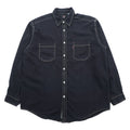 Levi's 90年代 RED TAB JEANS ワークシャツ XL ブラック ステッチ 胸ポケット 60560-0852