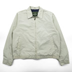 Vintage 90s Eddie Bauer Harrington Jacket Green Tag Beige Drizzle Jacket Men's L-XL Swing Top Outdoor Outfitter