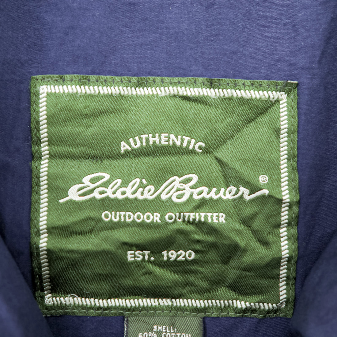 Vintage 90s Eddie Bauer Harrington Jacket Green Tag Beige Drizzle Jacket Men's L-XL Swing Top Outdoor Outfitter