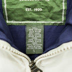 Vintage 90s Eddie Bauer Harrington Jacket Green Tag Beige Drizzle Jacket Men's L-XL Swing Top Outdoor Outfitter