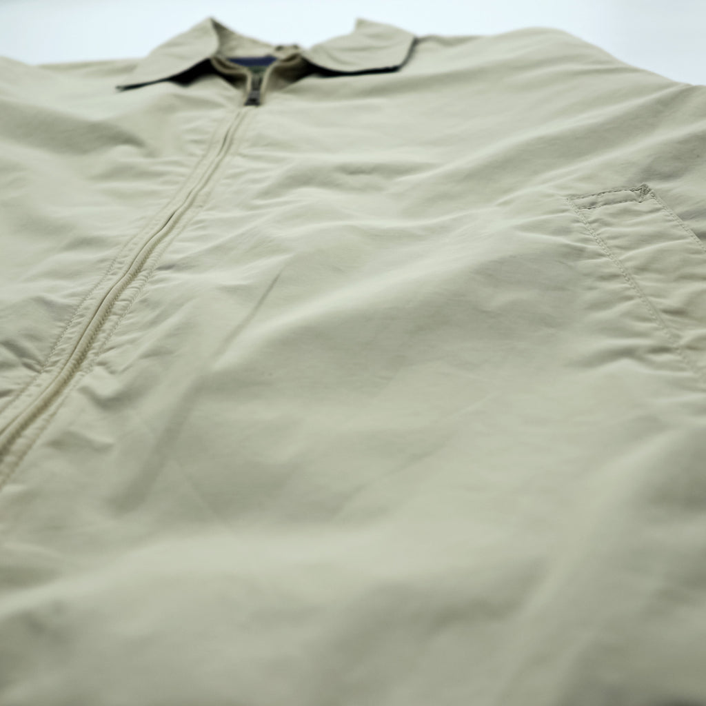 Vintage 90s Eddie Bauer Harrington Jacket Green Tag Beige Drizzle Jacket Men's L-XL Swing Top Outdoor Outfitter