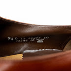 Vintage 70s FLORSHEIM Bit Loafers Brown Leather Shoes 9.5 D USA Made Shield Logo Dress Slips-ons Goodyear Welted