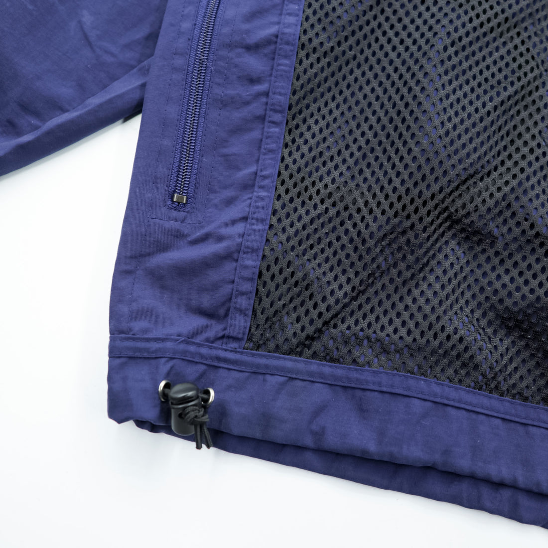 NIKE ACG 90s Half-Zip Anorak Hoodie Track Jacket, Size L, Mesh Pockets, Drawcord, Short Length