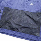 NIKE ACG 90s Half-Zip Anorak Hoodie Track Jacket, Size L, Mesh Pockets, Drawcord, Short Length