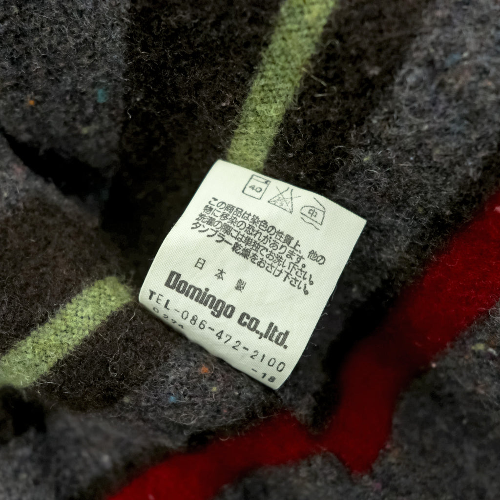 SPELL BOUND Made in Japan Denim Chore Coat Coverall M Indigo Corduroy Collar Blanket Lined