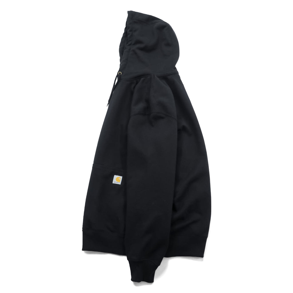 carhartt ヘビーウェイト パーカー XL ブラック ルーズフィット フロント カンガルーポケット RAIN DEFENDER TS0615