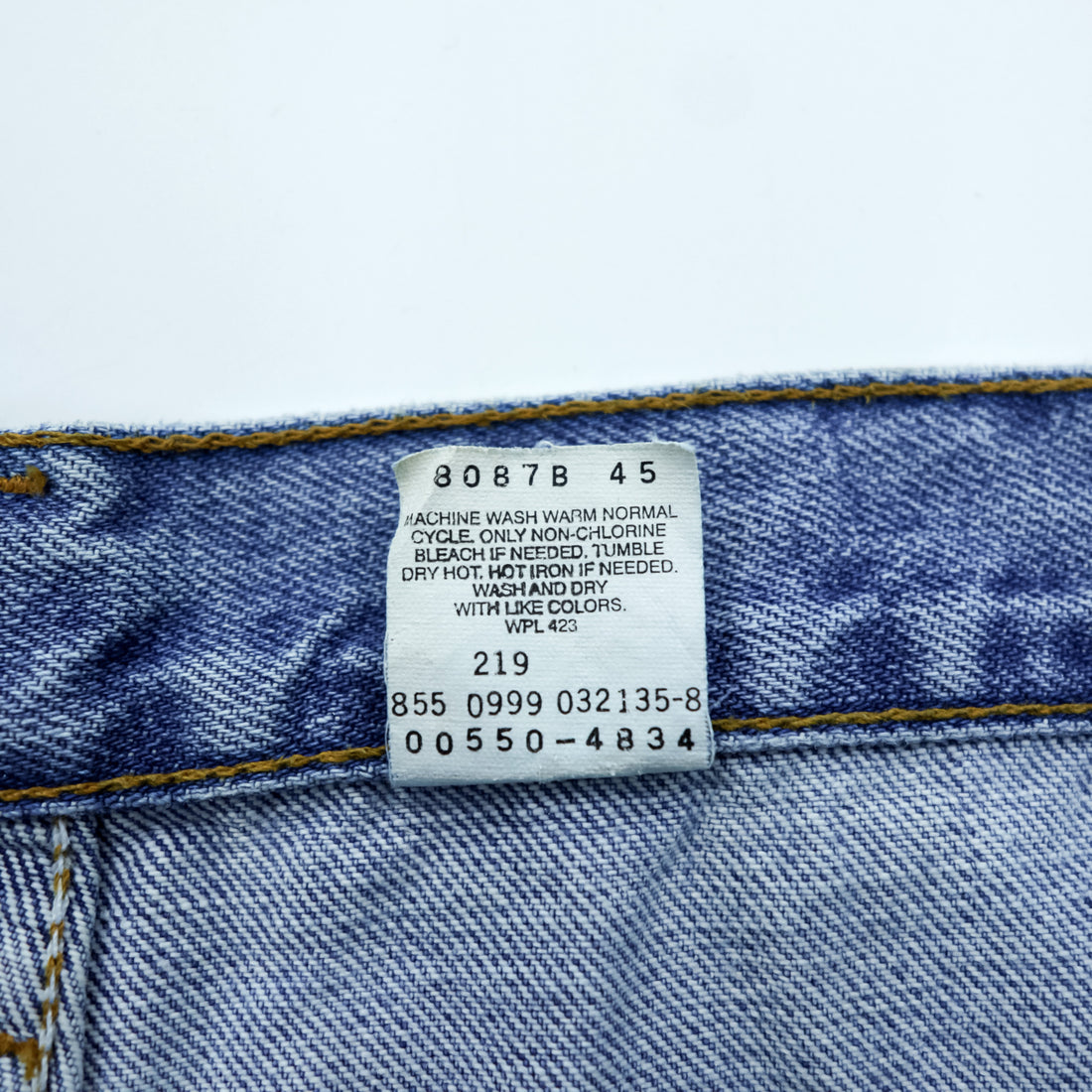 Levi's 90年代 RELAXED FIT 550 テーパード デニムパンツ ジーンズ L インディゴ 00550-4834