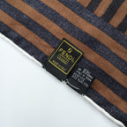 FENDI イタリア製 シルク スカーフ 総柄 バッグ ブラウン ズッカ柄