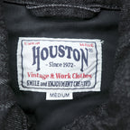 HOUSTON デニム ベトジャン スーベニアジャケット M ブラック 龍 刺繍 Bienhoa 1969-70 51480