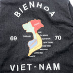 HOUSTON デニム ベトジャン スーベニアジャケット M ブラック 龍 刺繍 Bienhoa 1969-70 51480