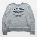 BUZZ RICKSON'S 前V スウェット トレーナー M グレー U.S.AIR FORCE 日本製 東洋エンタープライズ