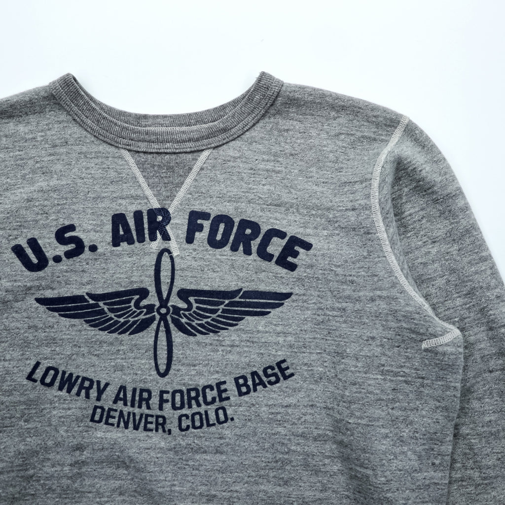 BUZZ RICKSON'S 前V スウェット トレーナー M グレー U.S.AIR FORCE 日本製 東洋エンタープライズ